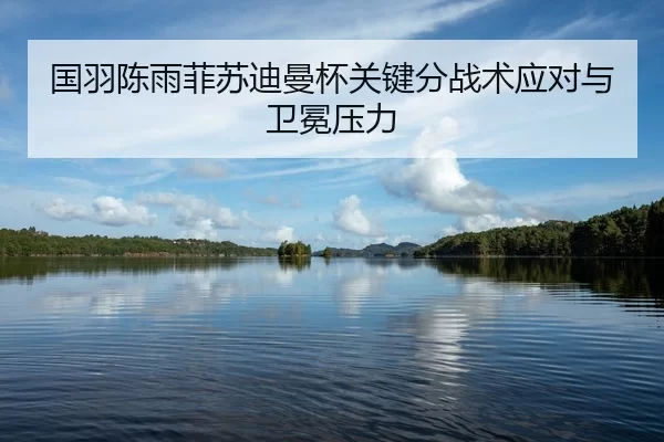 国羽陈雨菲苏迪曼杯关键分战术应对与卫冕压力